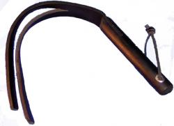 Wooden Handled Leather Whip