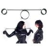 Neck and Wrist Bondage Spreader Leather Restraint